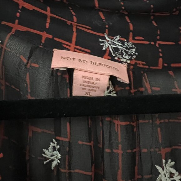 Anthropologie Sheer Elysia Blouse by Not So Serious XL - Picture 4 of 4